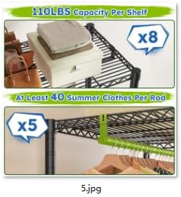 Raybee Clothes Rack Heavy Duty，Clothing Racks - Image 5