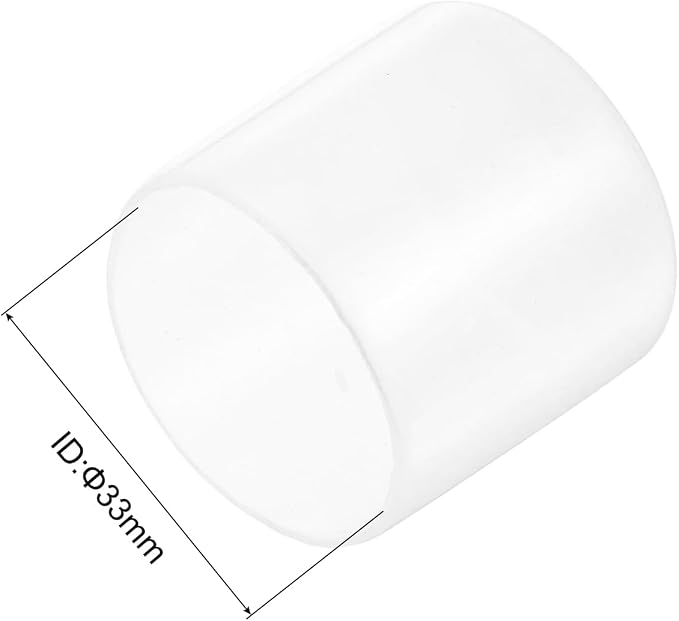 uxcell 20pcs Rubber End Caps 33mm ID Vinyl Round Tube Bolt Cap Cover Thread - Image 3