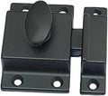 QCAA Traditional Large Oval Turn Cabinet Latch, Solid Brass, by QCAAHardware