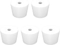 Labasics 5-Pack 9# Single-Hole Silicone Stoppers, Durable and Reusable Silicone by Labasics