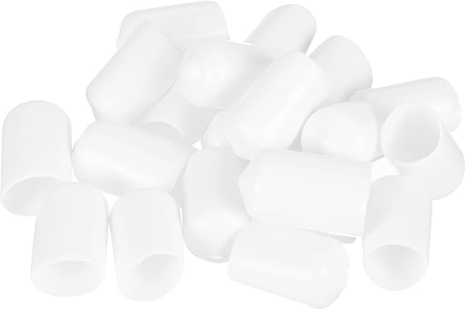 uxcell 20pcs Rubber End Caps 12.5mm ID Vinyl Round Tube Bolt Cap Cover Thread - Image 4