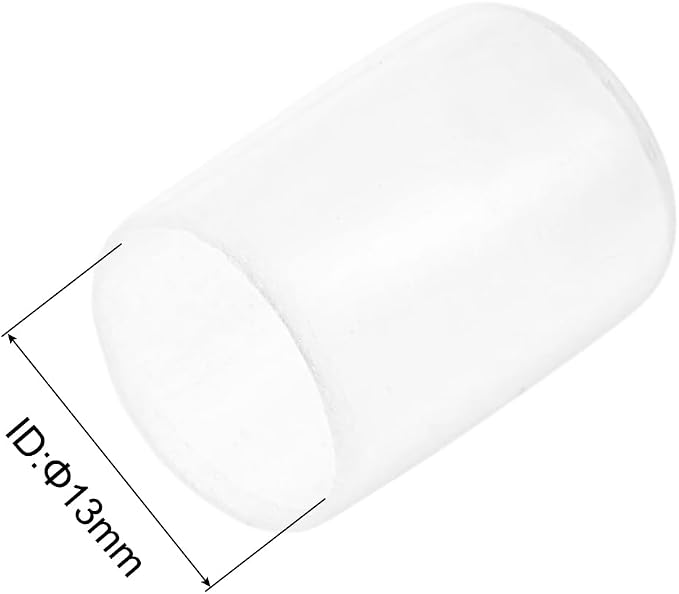 uxcell 20pcs Rubber End Caps Protective Caps 13mm ID Vinyl PVC Round Tube Bolt - Image 3