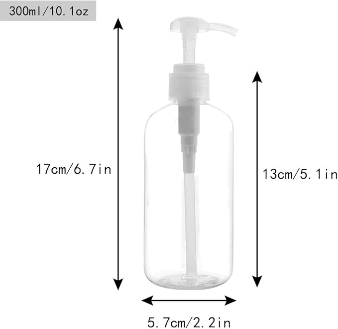 Yebeauty Soap Dispenser, 3 Pack 10oz/300ml Empty Refillable Pump Bottle Modern - Image 2