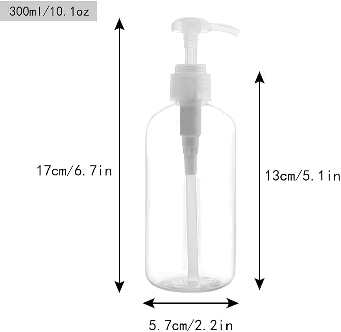 Yebeauty 16 Pack 10oz/300ml Pump Bottle Shampoo Pump Dispenser, Shampoo Bottles - Image 2