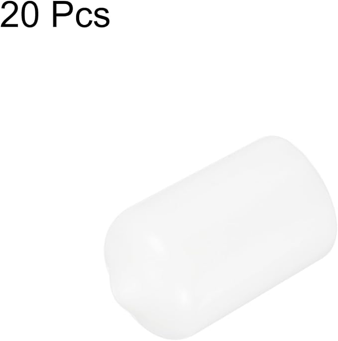 uxcell 20pcs Rubber End Caps 12.5mm ID Vinyl Round Tube Bolt Cap Cover Thread - Image 2