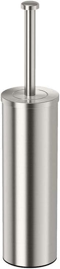Gatco 1482 Latitude II Slender Toilet Brush Holder, Satin Nickel by Gatco