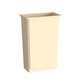 23 Gallon Beige Slim Jim Trash Can by Krollen+Industrial