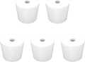 Labasics 5-Pack 7# Single-Hole Silicone Stoppers, Durable and Reusable Silicone by Labasics