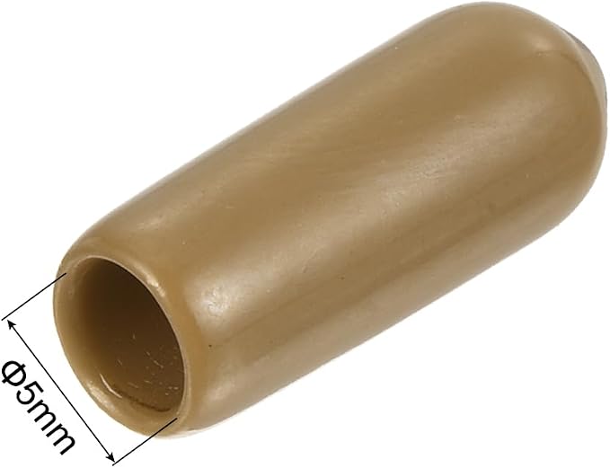 uxcell 20pcs Rubber End Caps 5mm ID Vinyl PVC Round Tube Bolt Cap Cover Screw - Image 3