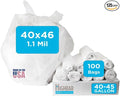 40-45 Gallon Trash Bags, 1.1 Mil Thickness, 45 Gallon Trash Bags Heavy Duty by HighBarTrashLiners