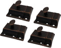 QCAA Oval Turn Cabinet Latch, for Cupboard & Other Furniture, Antique Copper by QCAAHardware