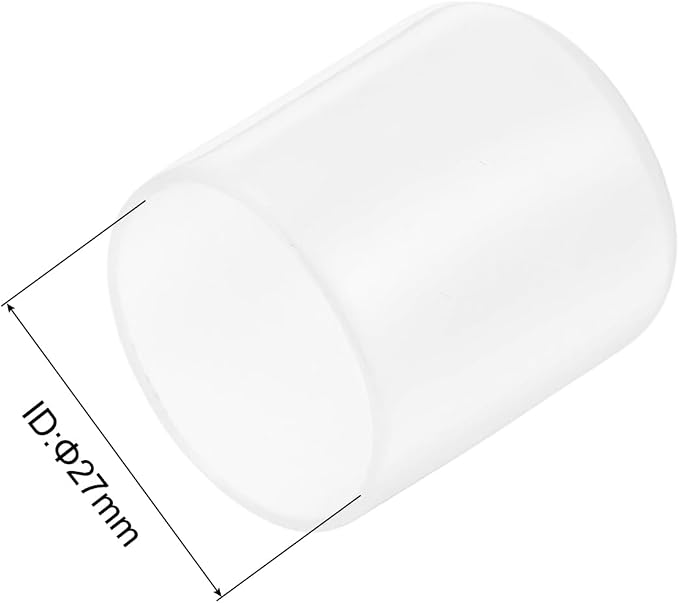uxcell 20pcs Rubber End Caps Protective Caps 27mm ID Vinyl PVC Round Tube Bolt - Image 3