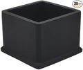 Flyshop Non-Slip Thick Rubber Leg Tips Floor Protectors Square Chair Leg Caps by Flyshop