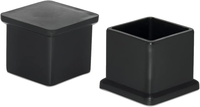 Flyshop 20 Pieces 22 x 22mm PVC Chair Leg Caps Square, Protective Caps - Image 4