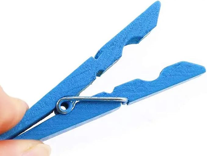 1.9" Wooden Clothespins Hanging Clothes Pins Clip Photo Holder DIY Gift Festive - Image 3