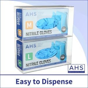 AMERICAN HOSPITAL SUPPLY Wall-Mount Glove Dispenser | Clear Acrylic Glove Box - Image 7