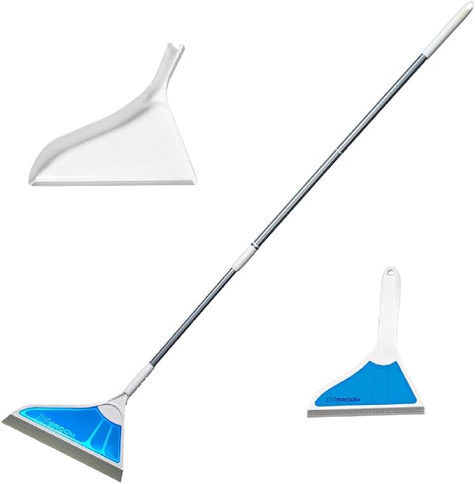 Helio Air Broom 3 Piece Kit All Surface Sweeper and Squeegee by Unknown