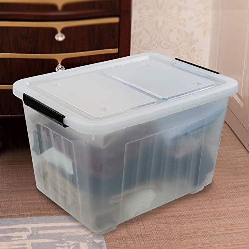 4-Pack Clear Plastic Storage Bins - Image 5