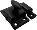 QCAA Oval Turn Cabinet Latch, for Cupboard & Other Furniture, Matte Black by QCAAHardware