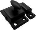 QCAA Oval Turn Cabinet Latch, for Cupboard & Other Furniture, Matte Black by QCAAHardware