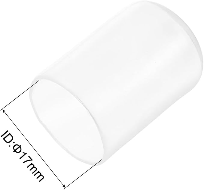 uxcell 20pcs Rubber End Caps Protective Caps 17mm ID Vinyl PVC Round Tube Bolt - Image 3