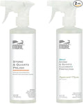 MORE - Twin Pack - Includes Stone & Quartz Cleaner + Polish - Granite, Quartz & by MORESurfaceCare