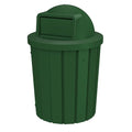 42 Gallon Slatted Circle 100% Recycled Plastic Commercial Outdoor and Indoor by SturdyEssentials