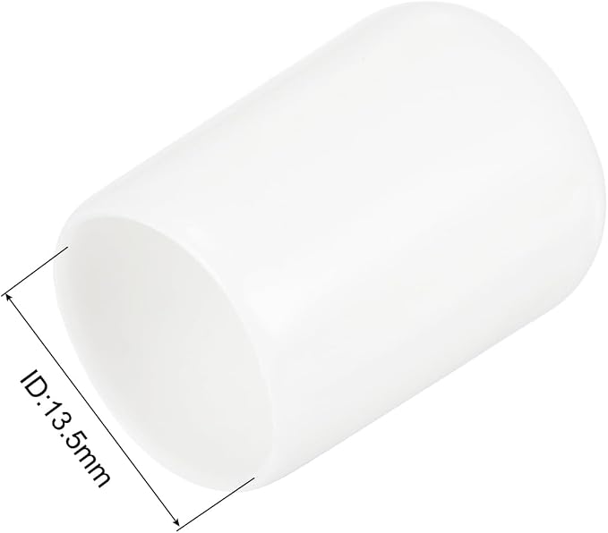 uxcell 20pcs Rubber End Caps 13.5mm ID Vinyl Round Tube Bolt Cap Cover Thread - Image 3