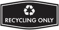 Fancy Recycling Only Sign by SignsByLITA
