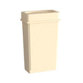 23 Gallon Beige Slim Jim Trash Can by Krollen+Industrial
