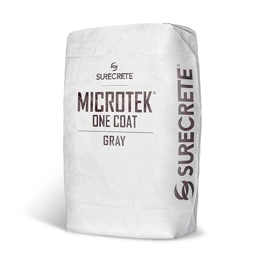 SureCrete MicroTek One Coat | Gray | 40 lb Bag | Microcement Overlay by SureCrete