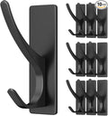 Self Adhesive Coat Hooks for Hanging, Heavy Duty Stainless Double Wall Hook for by pickpiff
