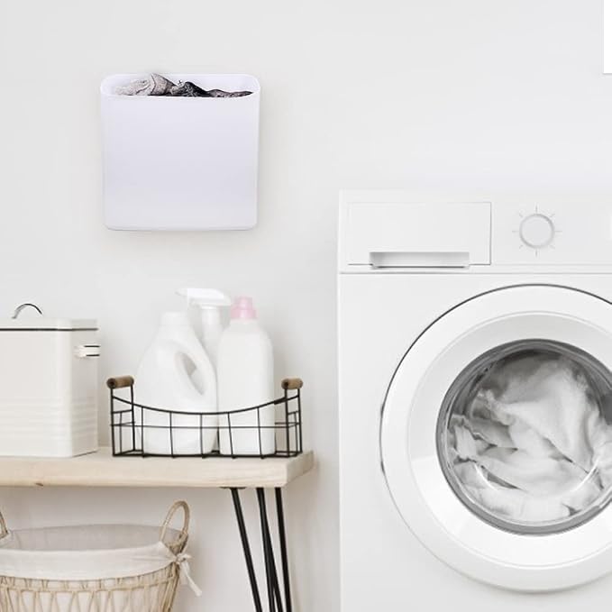 Picowe Magnetic Laundry Storage, Large Lint Holder Bin, Space-Saving Trash - Image 3