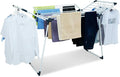 Clothes Drying Rack Adjustable Gullwing and Foldable Space-Saving Laundry Rack by YUBELLES