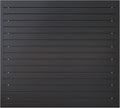NeatiEase Slatwall Panel Wall Storage Systems, 4 x 4ft Slat Wall Paneling by NeatiEase