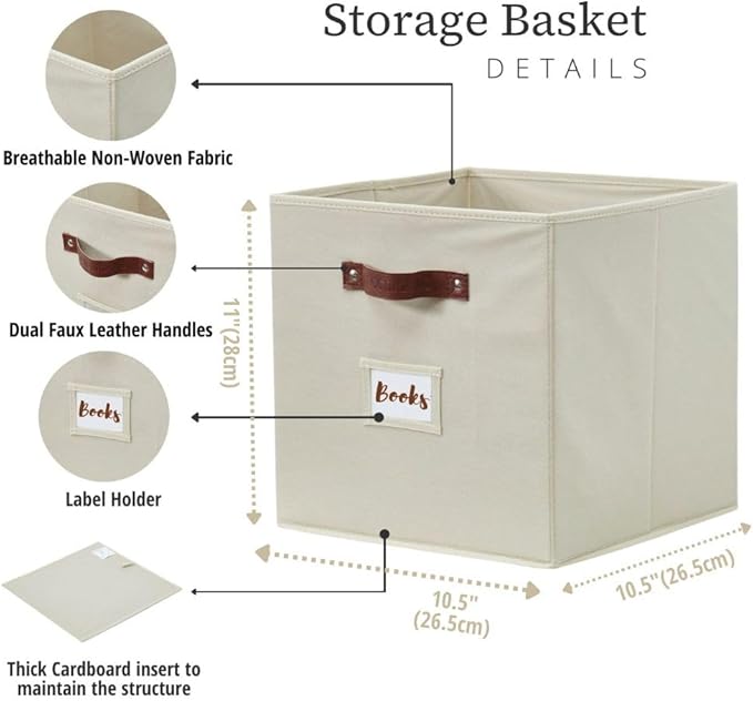 DECOMOMO Storage Bins, Cube Storage Bin - Image 3