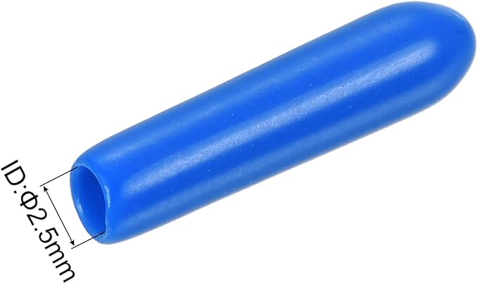 uxcell 20pcs Rubber End Caps 2.5mm ID Vinyl PVC Round Tube Bolt Cap Cover Screw - Image 3
