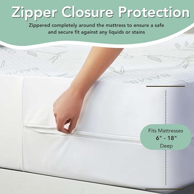 Bamboo Rayon Mattress Protector - Image 5