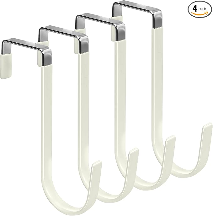 FYY Over The Door Hooks, 4 Pack Door Hangers Hooks by FYY