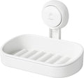 LEVERLOC Soap Dish Holder for Shower Suction Cup Wall Mounted Self Draining by LEVERLOC