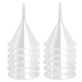 12 Pcs Small Funnel & Mini Funnel 1.57" Opening, 0.1" Narrow Tip by Kanlpeia