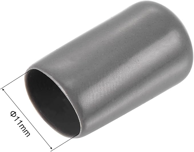 uxcell 20pcs Rubber End Caps 11mm ID Vinyl PVC Round Tube Bolt Cap Cover Screw - Image 3