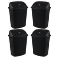 10 Gallon Plastic Swing Top Trash Cans by Drephia