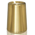 8L / 2.1Gal Gold Brushed Stainless Steel Trash Can by YOJIA