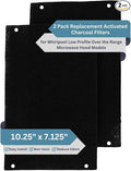 2-Pack Activated Carbon Charcoal Microwave Hood Filters by FreshHeadquarters