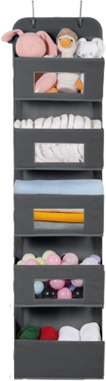5-Shelf Over The Door Hanging Organizer - Image 4