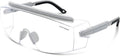 UKNOW Safety Goggles Over Glasses, Safety Glasses Anti Fog Wraparound Eye by UKNOW