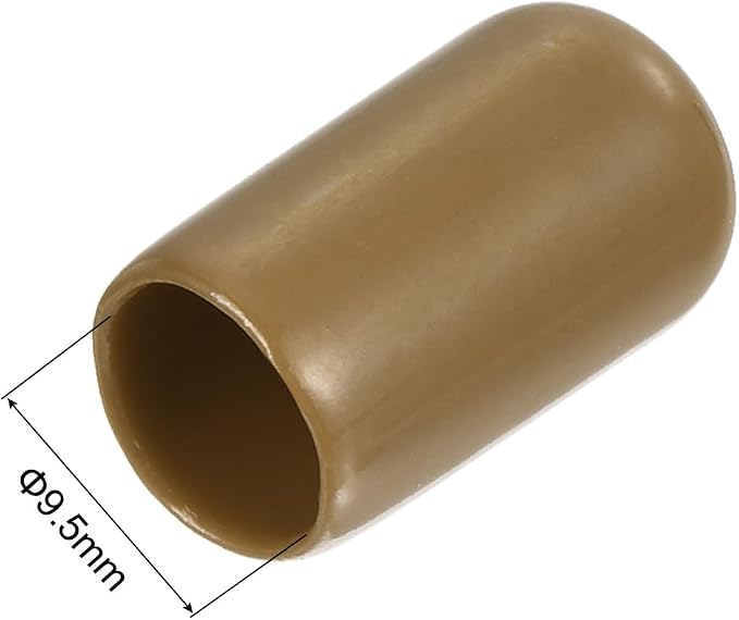 uxcell 20pcs Rubber End Caps 9.5mm ID Vinyl PVC Round Tube Bolt Cap Cover Screw - Image 3