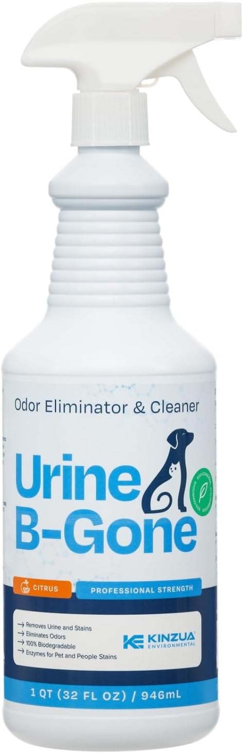 KINZUA ENVIRONMENTAL Urine B-Gone, Professional Enzyme Odor Eliminator & Pet by KinzuaEnvironmental