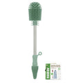 haakaa Cleaning Brush Silicone Bottle Brush Double-Ended Soft Silicone Bristles by haakaa